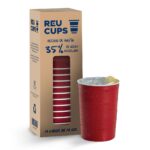 Vasos Reutilizables Reucups Rojo